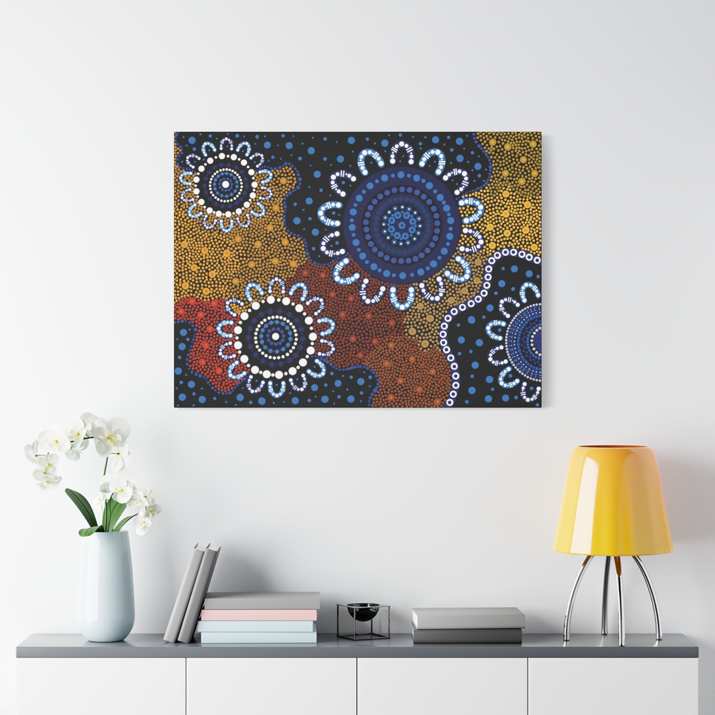 Ngappa Kangkurr-Kangkurr - Rainy Time Canvas Print