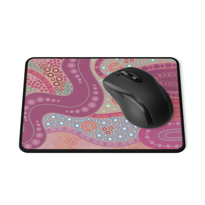 Jalparr - Flowers (Gathering Parakeelya Seeds) Non-Slip Mouse Pad